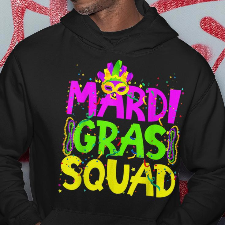 Mardi Gras Squad Party Costume Outfit - Funny Mardi Gras Hoodie Personalized Gifts
