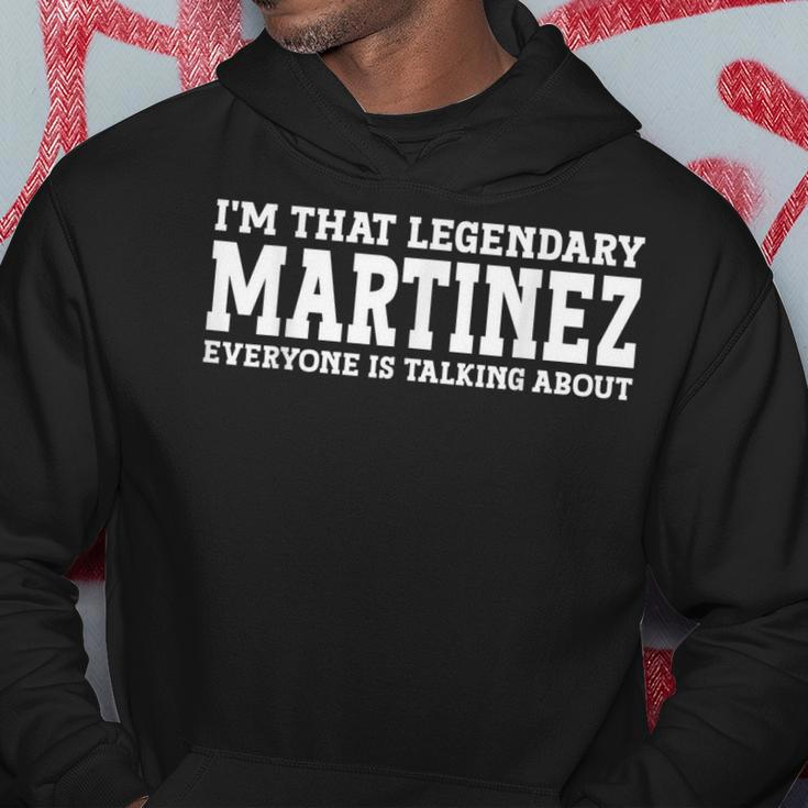 Martinez Surname Funny Team Family Last Name Martinez Hoodie Unique Gifts