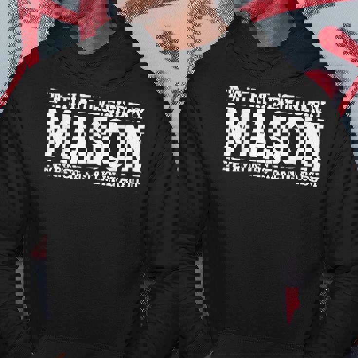 Mason Personal Name Funny Mason Hoodie Unique Gifts