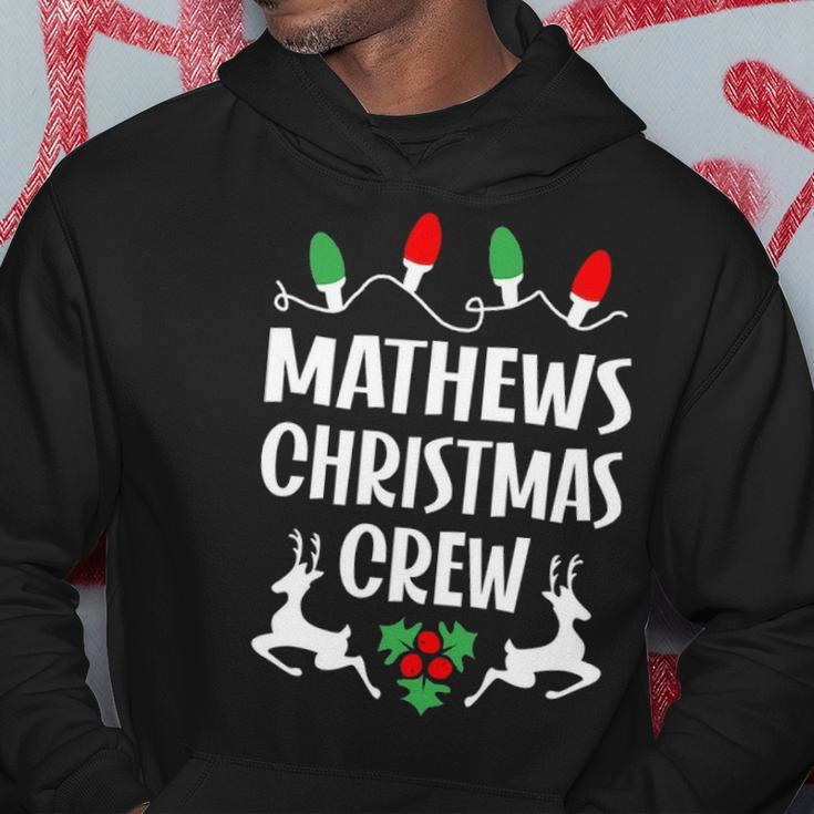 Mathews Name Gift Christmas Crew Mathews Hoodie Funny Gifts