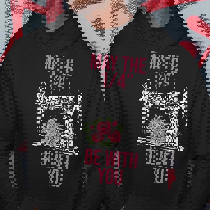 May The 14 Be With You Sewing Machine Quilting Hoodie Unique Gifts