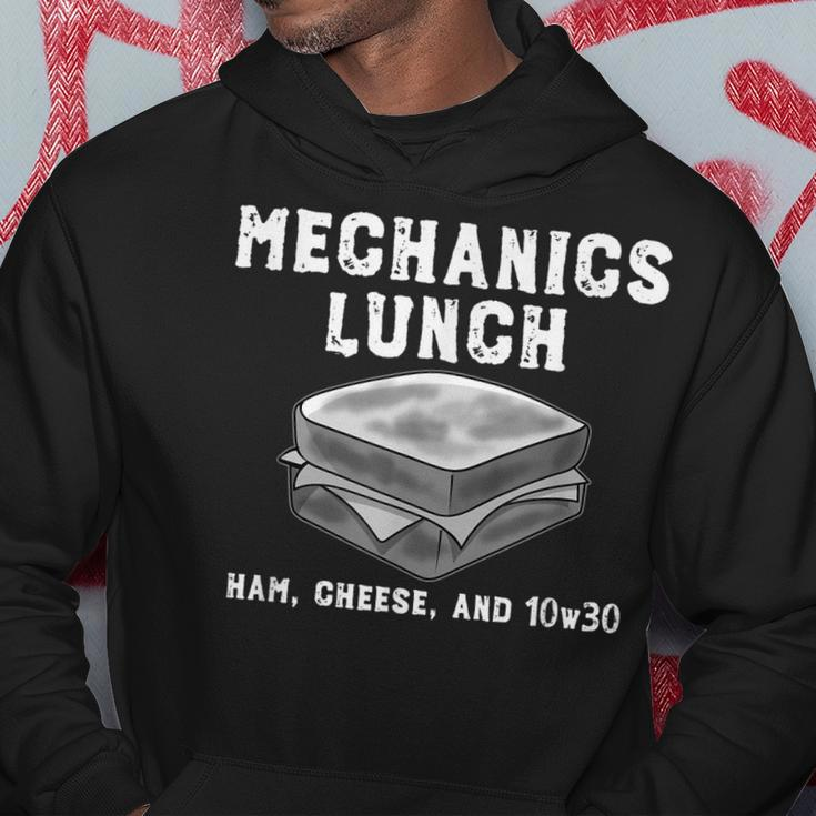 Mechanics Lunch Ham Cheese And 10W30 Funny Hot Rod Hoodie Unique Gifts