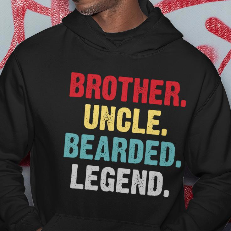 Mens Bearded Brother Uncle Beard Legend Vintage Retro Shirt Funny Funcle Hoodie Unique Gifts