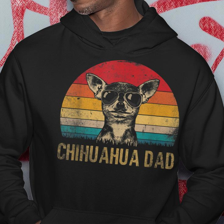 Mens Best Chihuahua Dad Ever Fathers Day Funny Dog Lover Hoodie Funny Gifts