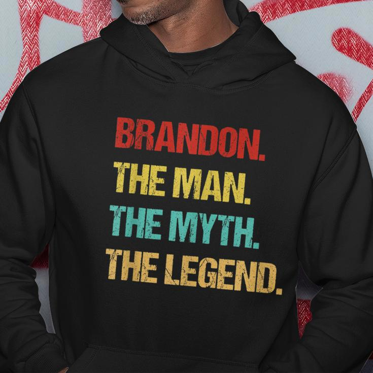 Mens Brandon The Man The Myth The Legend V2 Hoodie Unique Gifts