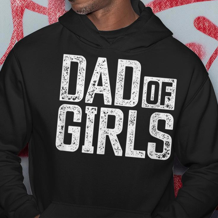 Mens Dad Of Girls For Men Proud Father Of Girls Vintage Dad V2 Hoodie Funny Gifts