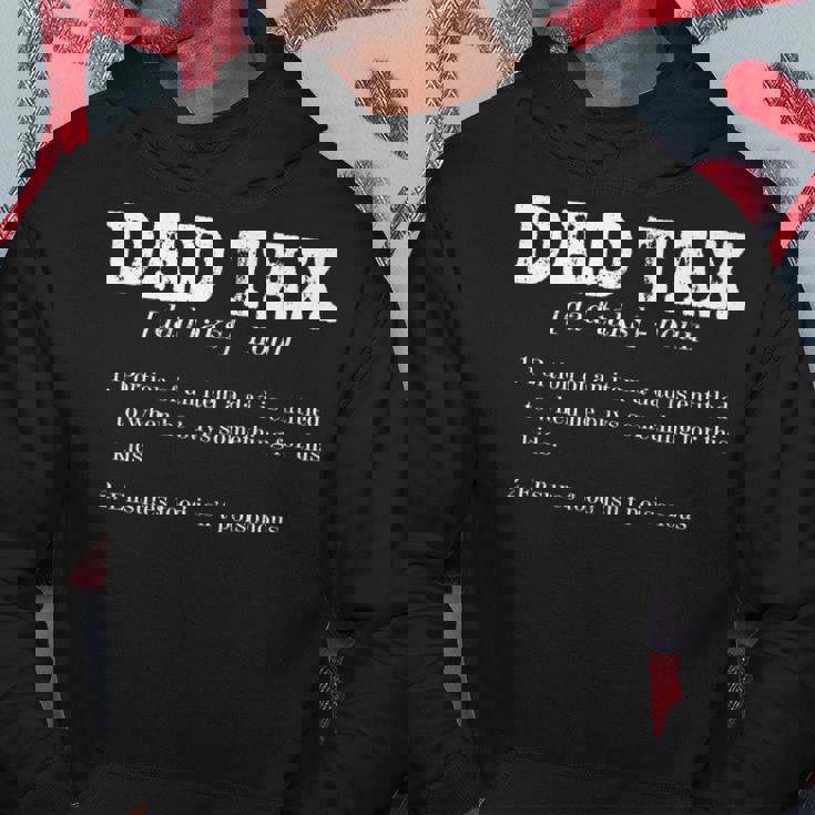 Mens Dad Tax Funny Dad Tax Definition Mens Fathers Day Hoodie Personalized Gifts