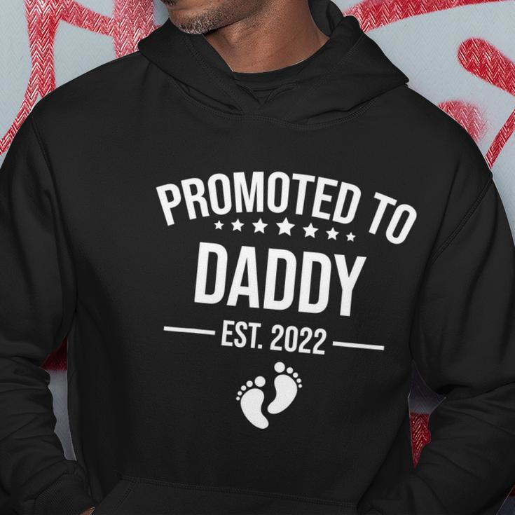 Mens Funny 1St Time Dad Est 2022 New First Fathers Hood Day Cool Gift Hoodie Unique Gifts