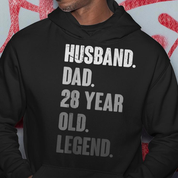 Mens Funny 28Th Birthday Decoration Gift Husband Vintage Dad 1995 Hoodie Funny Gifts