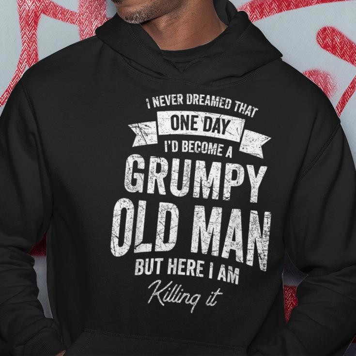 Mens Funny Old Man Im A Grumpy Old Man For Old People Getting Old Hoodie Personalized Gifts
