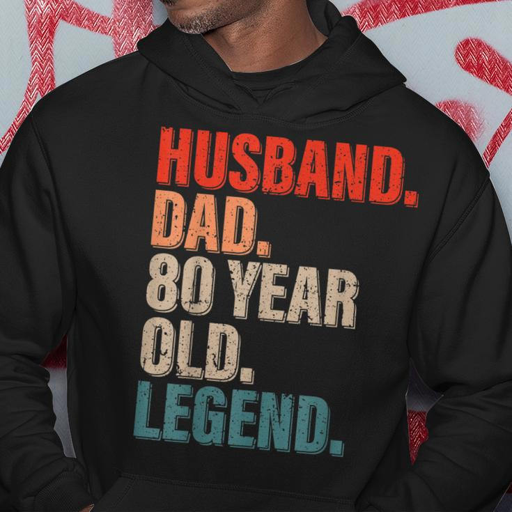 Mens Husband Dad 80 Year Old Legend Vintage 80Th Birthday 1943 Hoodie Unique Gifts
