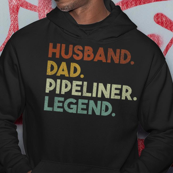 Mens Husband Dad Pipeliner Legend Vintage Pipeliner Welder Hoodie Funny Gifts