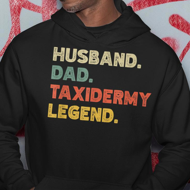 Mens Mens Funny Husband Dad Taxidermy Legend Vintage Retro Hoodie Funny Gifts
