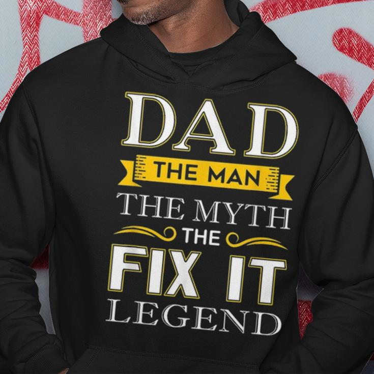 Mens Mr Fix It Dad Gifts Handy Man Dad Fathers Day Gift Hoodie Funny Gifts