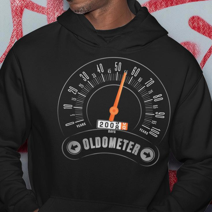 Mens Oldometer - Funny 55Th Birthday Gift For Men 55 Bday Gifts Hoodie Unique Gifts