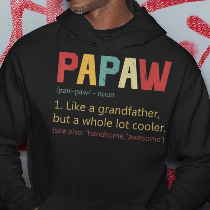 Mens Papaw DefinitionBest Fathers Day Gifts For Grandpa Hoodie Funny Gifts