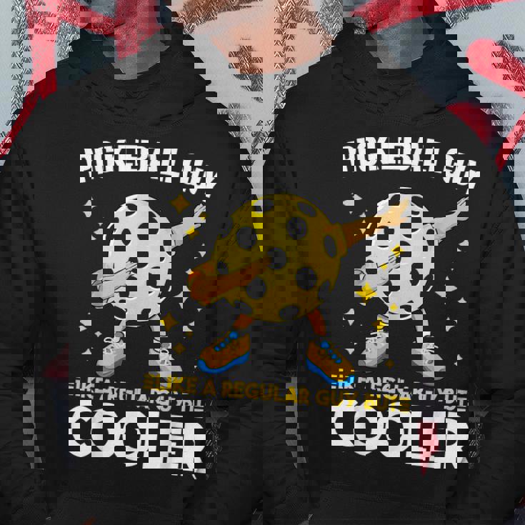 Mens Pickleball For Men Funny Dabbing Pickleball Guy Hoodie Unique Gifts