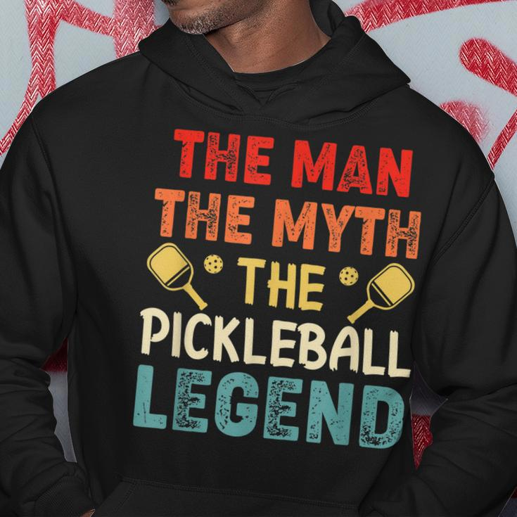 Mens Pickleball Funny Husband Dad Legend Vintage Fathers Day Hoodie Funny Gifts