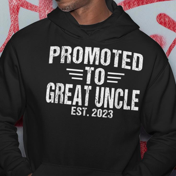 Mens Promoted To Great Uncle 2023 Soon To Be Uncle New Uncle Hoodie Unique Gifts