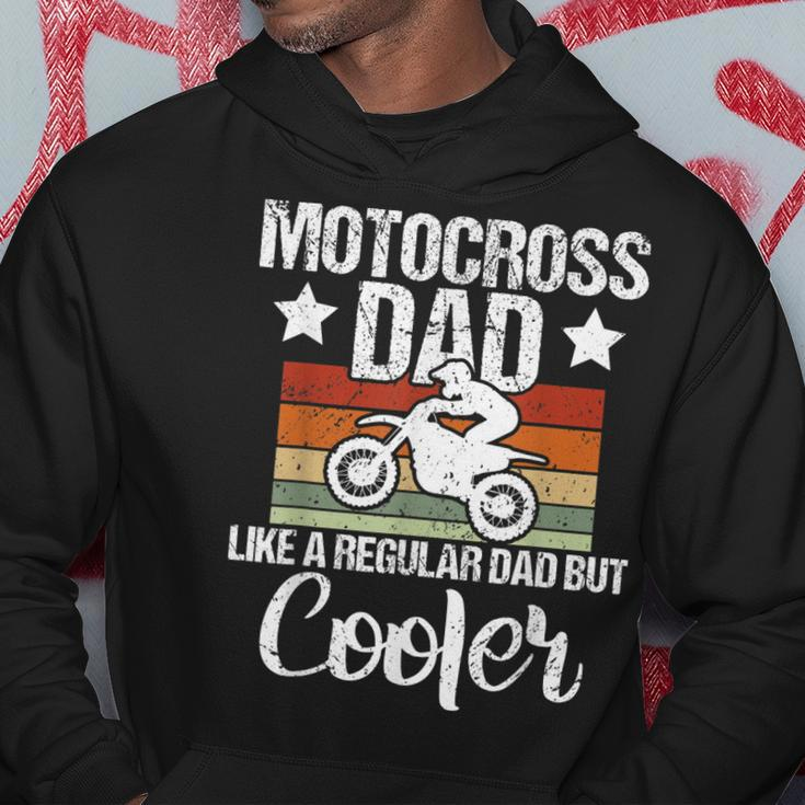 Mens Vintage Motocross Dad Dirt Bike Motocross Dirt Bike Hoodie Funny Gifts