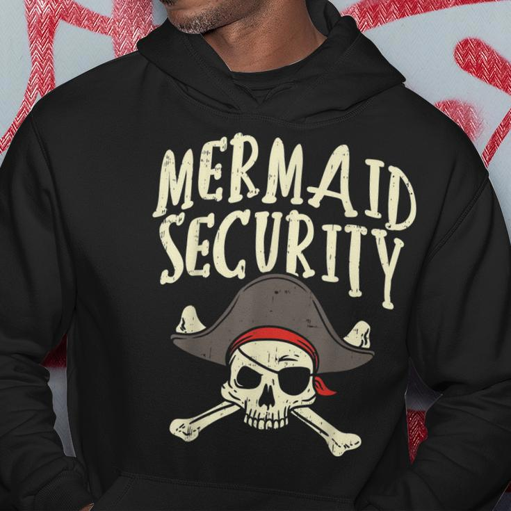 Mermaid Security Pirate Matching Family Party Dad Brother Hoodie Unique Gifts