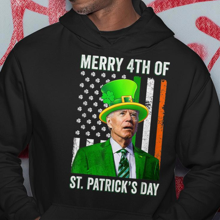 Merry 4Th Of St Patricks Day Joe Biden Leprechaun Hat V2 Hoodie Personalized Gifts