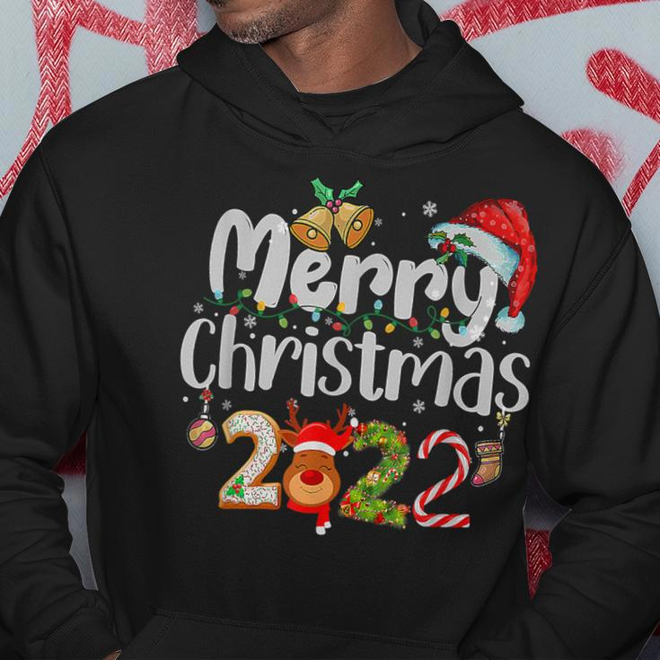 Merry Christmas 2022 Family Xmas Ball Light Garden Reindeer Men Hoodie Graphic Print Hooded Sweatshirt Funny Gifts