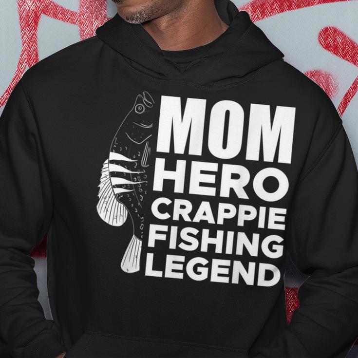 Mom Hero Crappie Fishing Legend Muttertag V2 Hoodie Lustige Geschenke