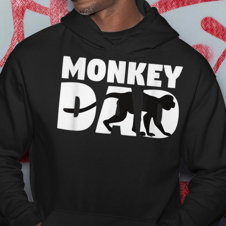 Monkey Dad Monkey Zoo Animal Lover Gift For Father Hoodie Unique Gifts