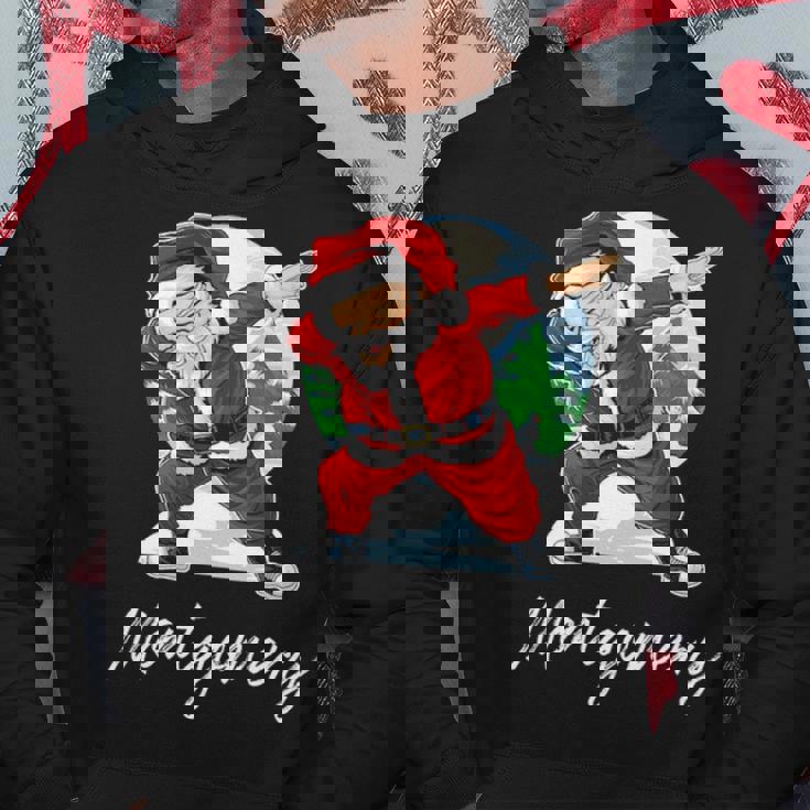 Montgomery Name Gift Santa Montgomery Hoodie Personalized Gifts