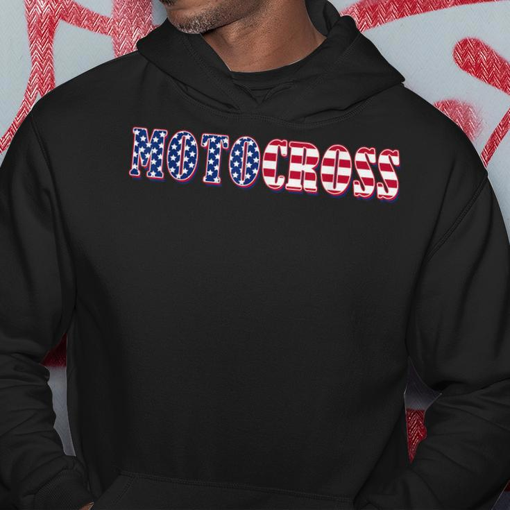 Motocross American Flag - Motocross Hoodie Unique Gifts