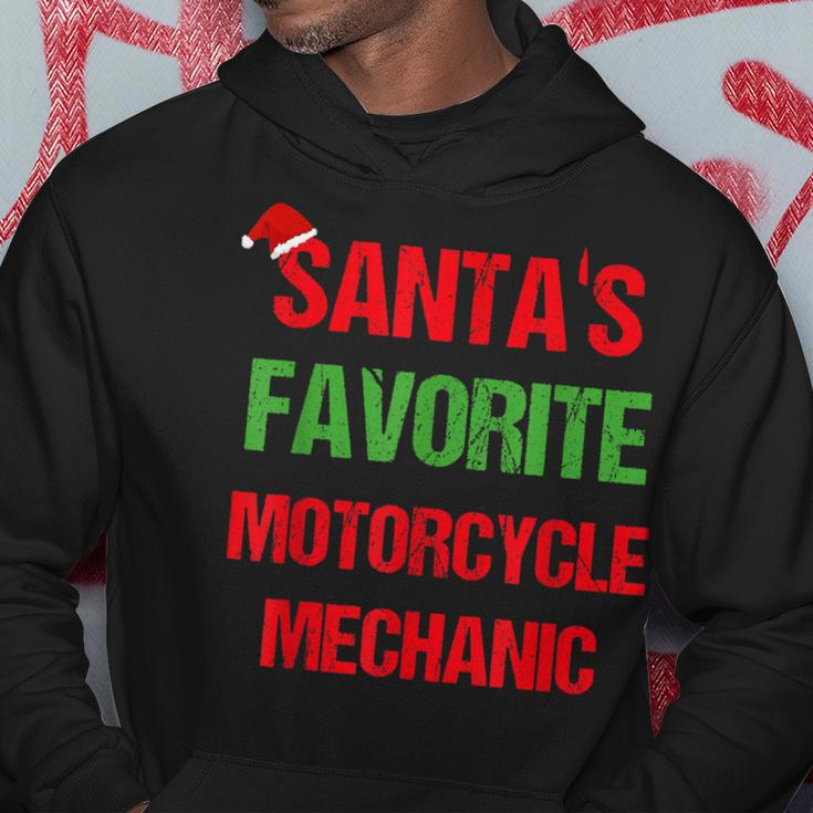 Motorcycle Mechanic Funny Pajama Christmas Gift Hoodie Unique Gifts