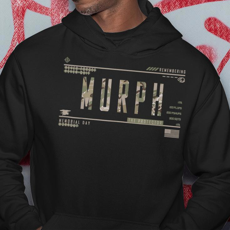 Murph Memorial Day Workout Wod Badass Military Workout Gift Hoodie Unique Gifts
