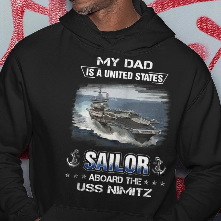 My Dad Is A Sailor Aboard The Uss Nimitz Cvn 68 Hoodie Funny Gifts