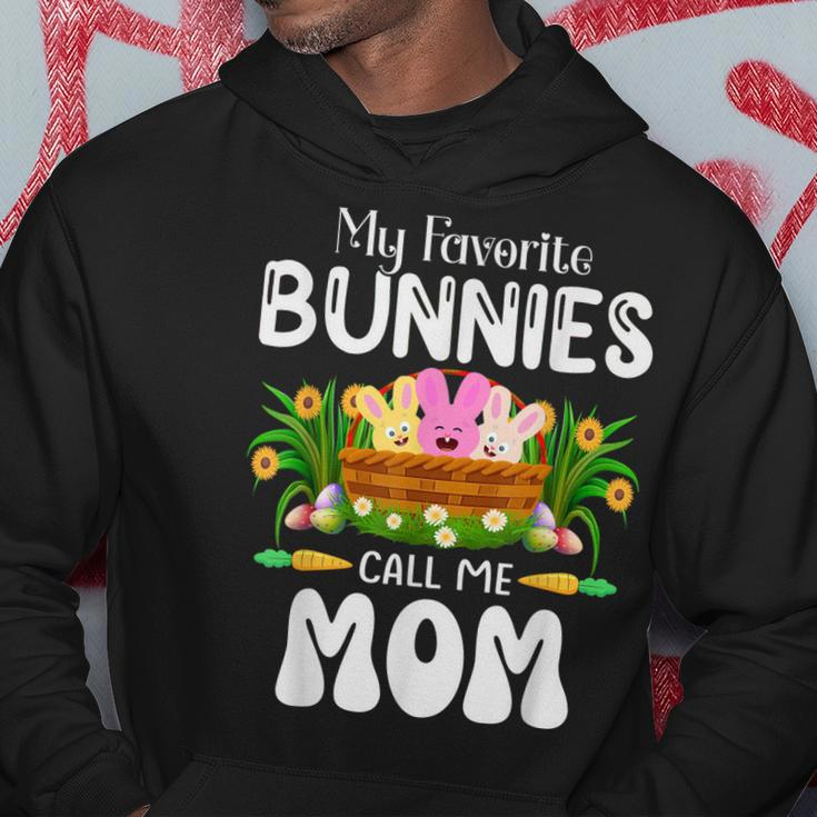 My Favorite Bunnies Call Me Mom - Easter Bunny Boys Girls Hoodie Unique Gifts