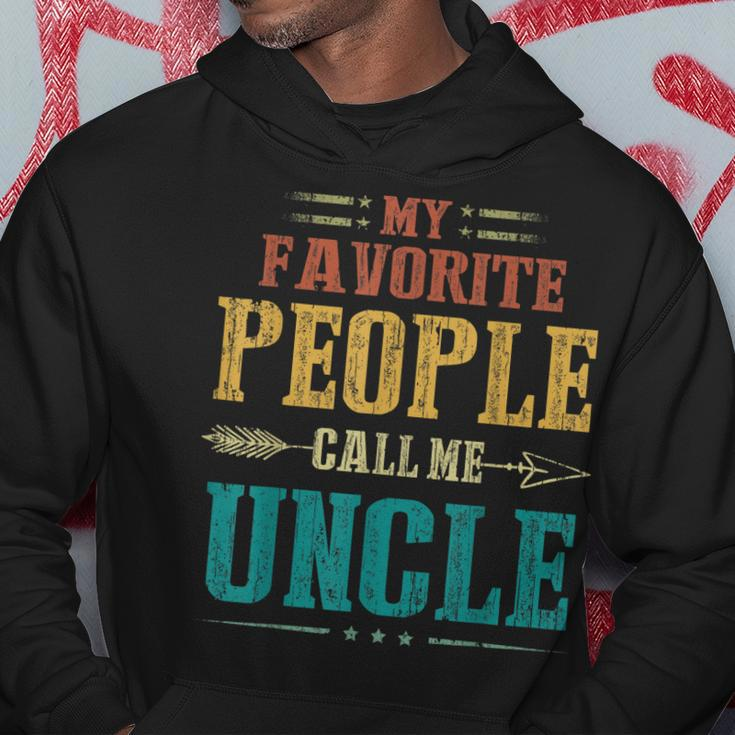 My Favorite People Call Me Uncle Funny Fathers Day Gift For Mens Hoodie Unique Gifts