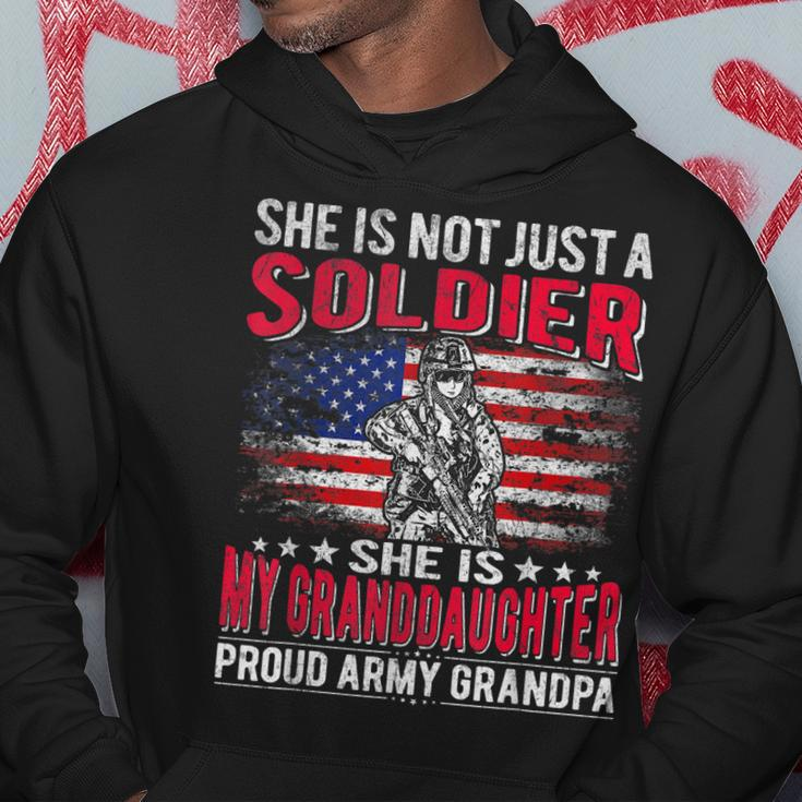 My Granddaughter Is A Soldier Hero Proud Army Grandpa Gifts Gift For Mens Hoodie Unique Gifts