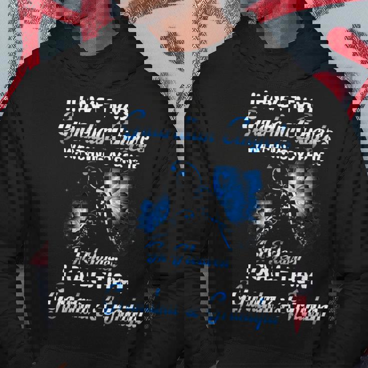 My Grandma & Grandpa Are Guardian Angels In Heaven Memorial Hoodie Unique Gifts