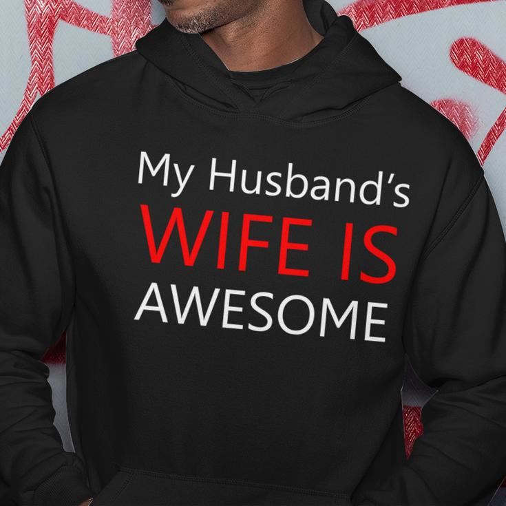 My Husbands Wife Is Awesome Hoodie Unique Gifts
