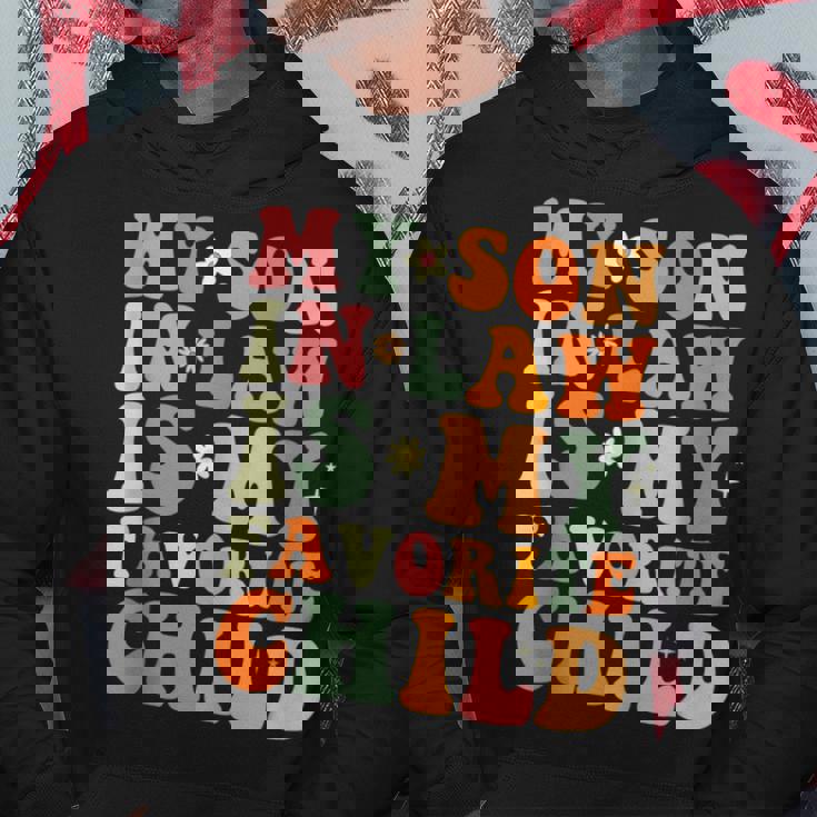 My Son-In-Law Is My Favorite Child Family Humor Retro Hoodie Unique Gifts