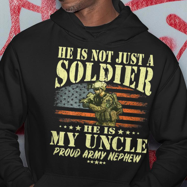 My Uncle Is A Soldier Hero Proud Army Nephew Military Family Hoodie Funny Gifts