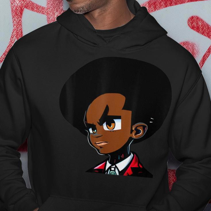 Natural Hair Afro Young Black Student Hoodie Unique Gifts