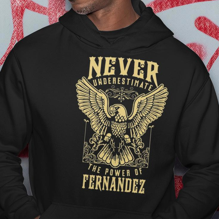 Never Underestimate The Power Of Fernandez Personalized Last Name Hoodie Funny Gifts
