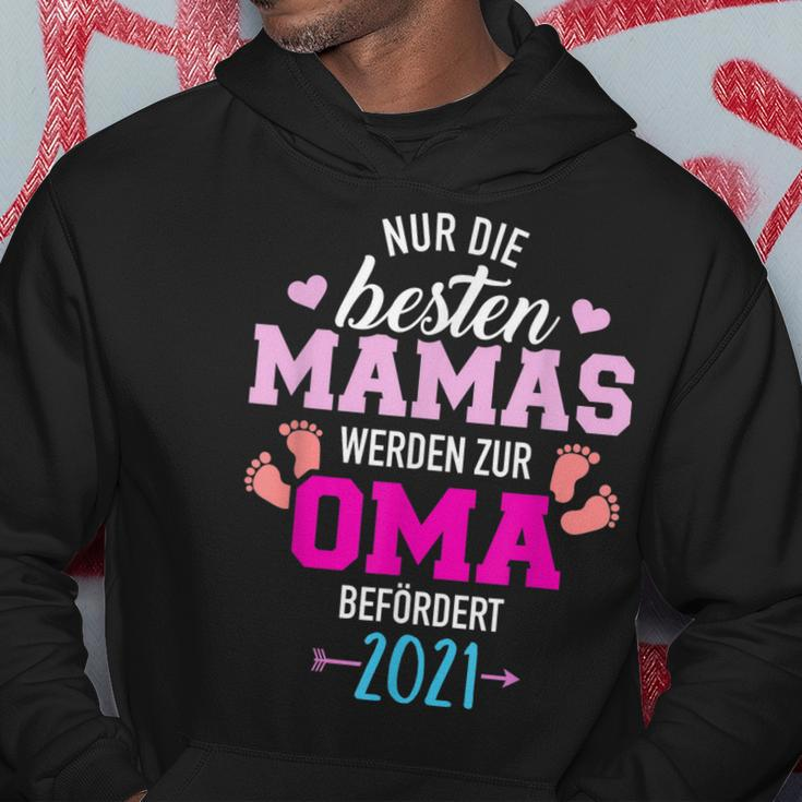 Nur Die Besten Mamas Weren Zur Oma Befördert 2021 Hoodie Lustige Geschenke