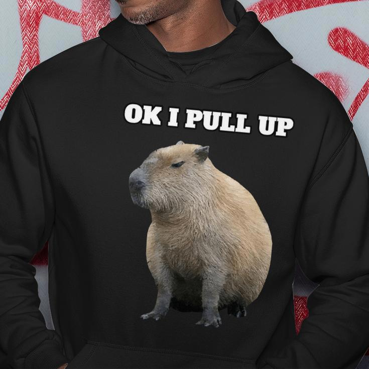 Ok I Pull Up Capybara Hoodie Unique Gifts