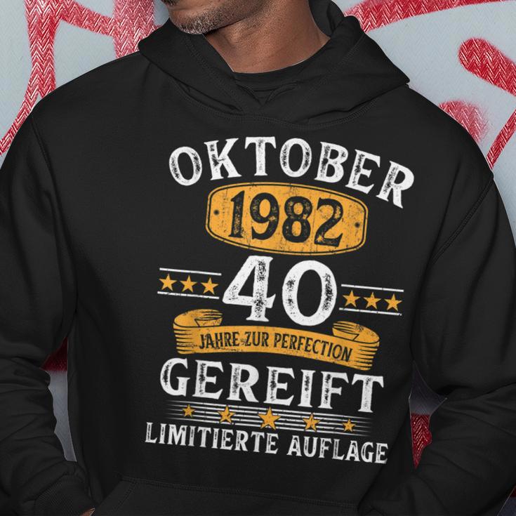 Oktober 1982 Lustige Geschenke Zum 40 Geburtstag Mann Frau Hoodie Lustige Geschenke