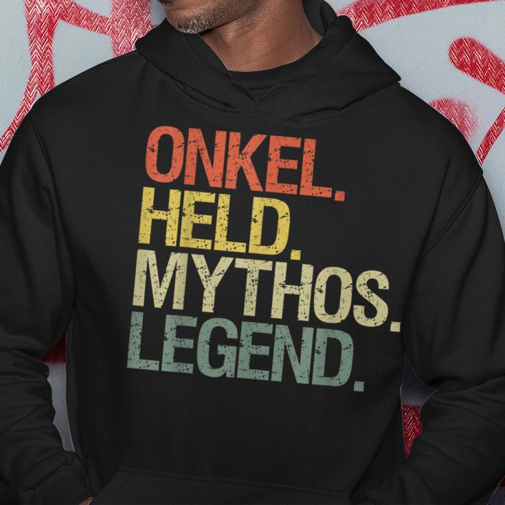 Onkel Held Mythos Legende Hoodie Lustige Geschenke