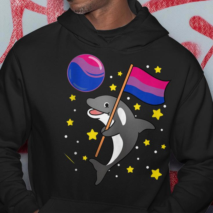 Orca In Space Bisexual Pride Hoodie Unique Gifts