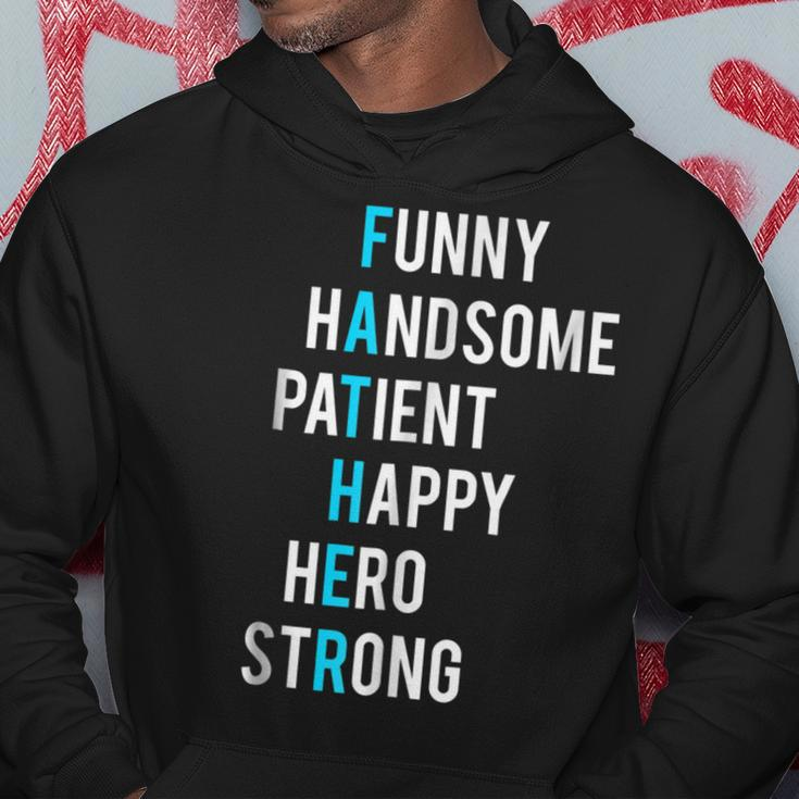 Original Fathers Day Father Acronym Best Dad 1 Gift For Mens Hoodie Unique Gifts