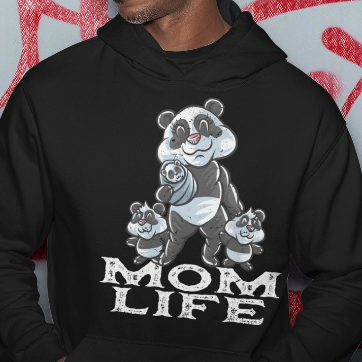 Panda-Bär Mom Life Beste Mama Mutter Muttertag Pandas Hoodie Lustige Geschenke